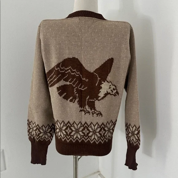Vintage 40s Flying Eagle Catalina Wool Knit Sweater - Picture 4 of 8